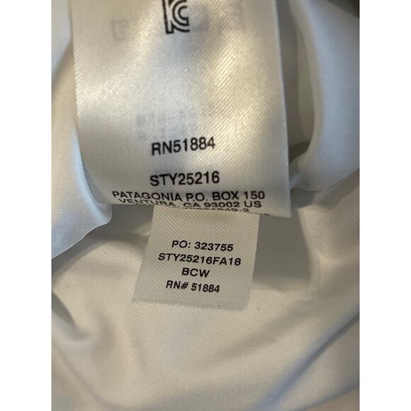 Patagonia Women’s Los Gatos White Fleece Vest Size XS Fuzzy Sherpa Full Zip - Picture 9 of 10